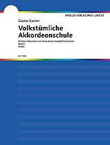 Gustav Kanter Notenblätter Volkstümliche Akkordeon-Schule Band 3