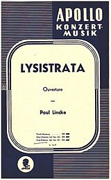 Paul Lincke Notenblätter Lysistrta - Ouvertüre