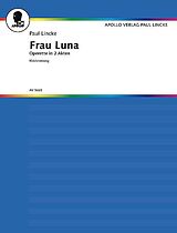 Paul Lincke Notenblätter Frau Luna
