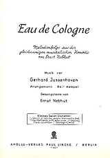 Gerhard Jussenhoven Notenblätter Eau de Cologne