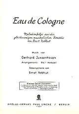 Gerhard Jussenhoven Notenblätter Eau de Cologne