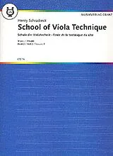 Heinrich Schradieck Notenblätter Schule der Violatechnik Band 3