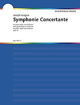 Joseph Jongen Notenblätter Symphonie concertante op.81
