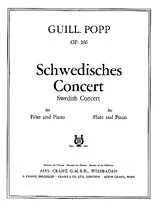Wilhelm Popp Notenblätter Schwedisches Konzert op.266