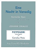Johann (Sohn) Strauss Notenblätter Eine Nacht in Venedig Potpourri