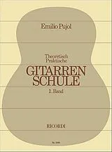 Emilio Pujol Notenblätter Theoretisch-praktische Gitarrenschule Band 1