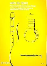  Notenblätter Airs de cour Französische