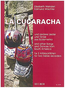  Notenblätter La cucaracha und andere Lieder