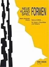  Notenblätter Nulla dies für (Holz-)querflöte