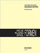 Annette Schlünz Notenblätter Goldige Zeiten
