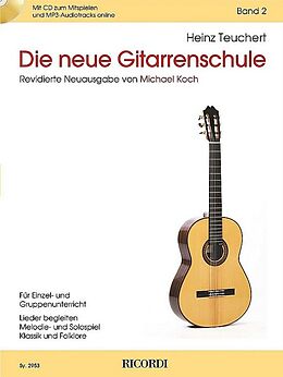 Kartonierter Einband Die neue Gitarrenschule Band 2 von Heinz Teuchert