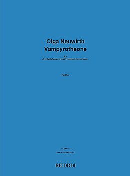 Olga Neuwirth Notenblätter Vampyrotheone