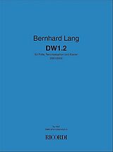 Bernhard Lang Notenblätter DW 1.2 (2001/2002)