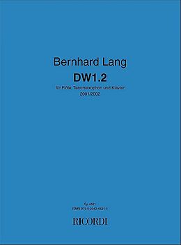Bernhard Lang Notenblätter DW 1.2 (2001/2002)