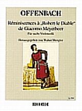 Jacques Offenbach Notenblätter Reminiscences a Robert le Diable