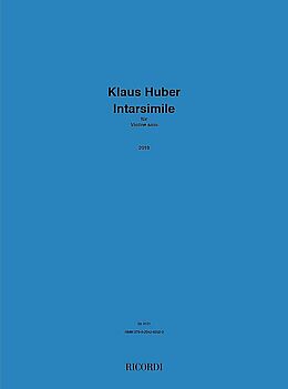 Klaus Huber Notenblätter Intarsimile