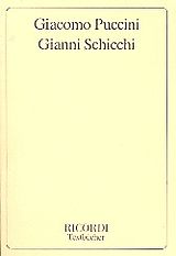 Giacomo Puccini Notenblätter Gianni Schicchi