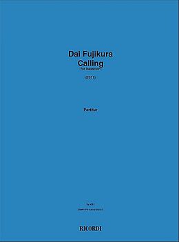 Dai Fujikura Notenblätter Calling