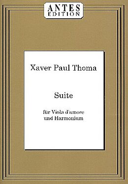 Xaver Paul Thoma Notenblätter Suite