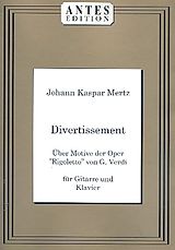 Caspar Joseph Mertz Notenblätter Divertissement über Motive aus