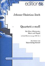 Johann Christian Bach Notenblätter Quartett c-Moll op.17,2