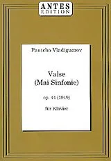 Pantcho Vladiguerov Notenblätter Walzer aus der Mai-Sinfonie op. 44