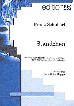 Franz Schubert Notenblätter Ständchen für Melodiesintrument in C