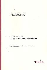 Astor Piazzolla Notenblätter Concierto para quinteto für