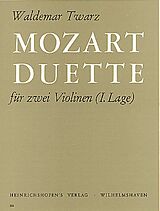 Wolfgang Amadeus Mozart Notenblätter Mozart Duette