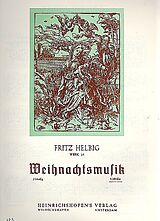 Fritz Helbig Notenblätter Weihnachtsmusik op.25 für Klavier