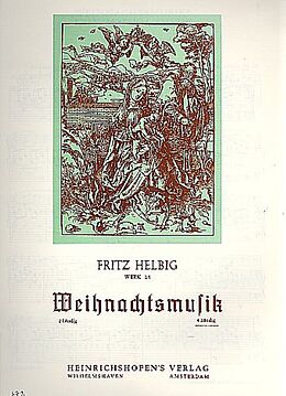 Fritz Helbig Notenblätter Weihnachtsmusik op.25 für Klavier
