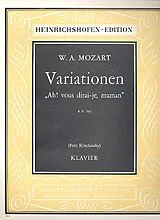 Wolfgang Amadeus Mozart Notenblätter Variationen über Ah! vou dirai-je, maman KV265
