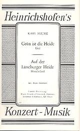 Karl Blume Notenblätter Grün ist die Heide und Auf der Lüneburger
