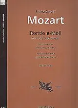 Franz Xaver Mozart Notenblätter Rondo e-Moll