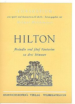 John Hilton Notenblätter Preludio und 5 Fantasien