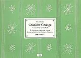 Johann Sebastian Bach Notenblätter Geistliche Geäenge aus G. Chr. Schemellis musikalischem Gesangbuch