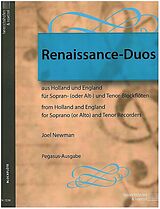  Notenblätter Renaissance-Duos aus Holland und England
