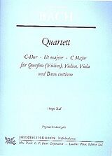 Johann Christian Bach Notenblätter Quartett C-Dur