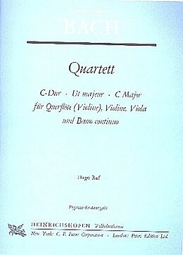 Johann Christian Bach Notenblätter Quartett C-Dur