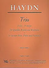 Franz Joseph Haydn Notenblätter Trio D-Dur