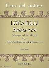 Pietro Antonio Locatelli Notenblätter Sonata à tre sol maggiore op.5,1