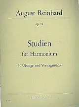 August Reinhard Notenblätter Studien op.74