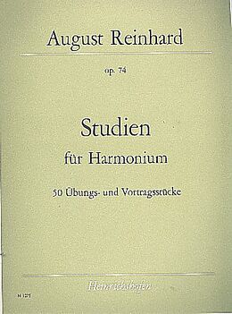 August Reinhard Notenblätter Studien op.74