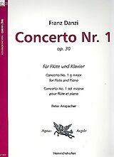 Franz Danzi Notenblätter Konzert G-Dur Nr.1 op.30 für