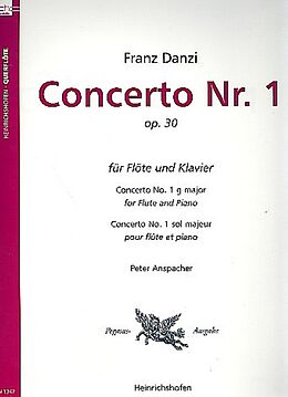 Franz Danzi Notenblätter Konzert G-Dur Nr.1 op.30