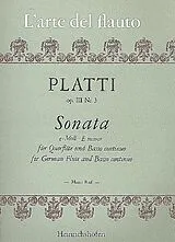 Alfredo Carlo Piatti Notenblätter Sonate e-Moll op.3,3