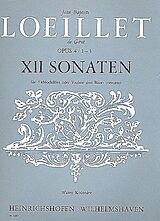 Jean Baptiste Loeillet de Gant Notenblätter 12 Sonaten op.4 Band 1 (Nr.1-3)