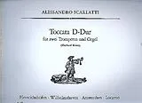 Alessandro Scarlatti Notenblätter Toccata D-Dur
