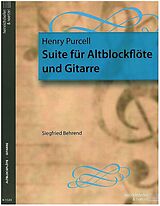 Henry Purcell Notenblätter Suite