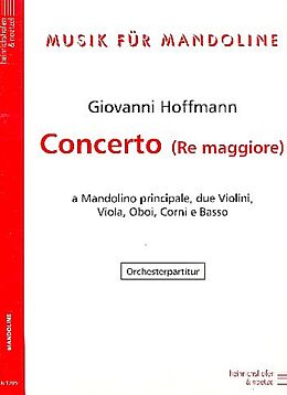 Giovanni Hoffmann Notenblätter Konzert D-Dur